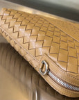 SLIM INTRECCIATO BRIEFCASE 36 CARAMEL BROWN CALFSKIN