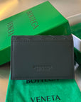 INTRECCIATO BUSINESS 11 BLACK CALFSKIN CARD CASE