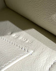 HM Mini Kelly 19cm Cream Gold Epsom Silver Hardware