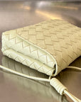 BV Mini Crossbody Bag 19cm Light Yellow Calfskin Ghw