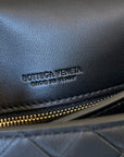 BV Mini Crossbody Bag 19cm Black Calfskin Ghw