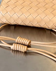 BV Mini Crossbody Bag 19cm Beige Calfskin Ghw