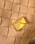 BV Mini Crossbody Bag 19cm Beige Calfskin Ghw
