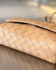 BV Mini Crossbody Bag 19cm Beige Calfskin Ghw