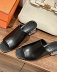 hm glam 60 all black calfskin