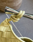 SARDINE 33 WITH CHAIN IN YELLOW CREAM LAMBSKIN
