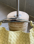 SARDINE 33 WITH CHAIN IN YELLOW CREAM LAMBSKIN