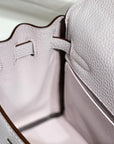 HM Mini Kelly 20cm Pink Togo Leather Silver Hardware