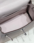 HM Mini Kelly 20cm Pink Togo Leather Silver Hardware
