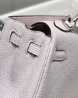 HM Mini Kelly 20cm Pink Togo Leather Silver Hardware