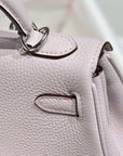 HM Mini Kelly 20cm Pink Togo Leather Silver Hardware