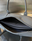 ARCO 36 BAG IN GRAY LAMBSKIN