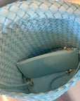 CABAT BUCKET 35 IN BLUE SKY LAMBSKIN