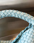 CABAT BUCKET 35 IN BLUE SKY LAMBSKIN