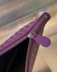 INTRECCIATO 30 IN PURPLE VIOLET LAMBSKIN