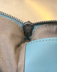 INTRECCIATO 30 IN SKY BLUE LAMBSKIN