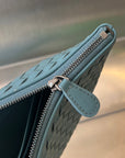 INTRECCIATO 30 IN SKY BLUE LAMBSKIN