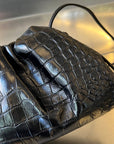 Mini Pouch 22cm Black Calfskin