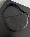 BV Mini Sunrise 23cm Black Calfskin Ghw