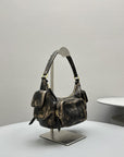 PUCKET BAG 21 IN MOCHA BROWN CALFSKIN