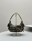 PUCKET BAG 21 IN MOCHA BROWN CALFSKIN