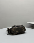 PUCKET BAG 21 IN MOCHA BROWN CALFSKIN