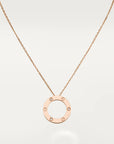 LOVE NECKLACE 16MM 3 DIAMONDS