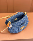 LV Sunset 27cm Monogram Blue Denim