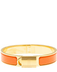 H LOCK ORANGE GOLD BRACELET 12MM