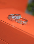 KELLY SILVER DIAMOND RING