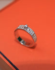 KELLY SILVER DIAMOND RING