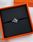 ECHAPPEE RING SILVER DIAMOND
