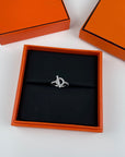 FINESSE RING SILVER DIAMOND