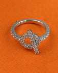 FINESSE RING SILVER DIAMOND