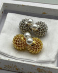 CD TRIBALES PEARL EARRINGS