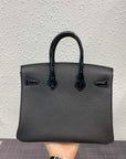 HM BIRKIN 30CM BLACK CROCODILE AND TOGO LEATHER GOLD HARDWARE