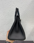 HM BIRKIN 30CM BLACK CROCODILE AND TOGO LEATHER GOLD HARDWARE