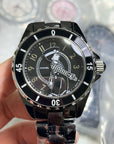 J12 38mm Mademoiselle Automatic Black Ceramic