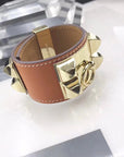 HM Collier De Chien 4cm Gold Bracelet