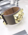 HM Collier De Chien 4cm Gold Bracelet