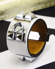 HM Collier De Chien 4cm Silver Bracelet