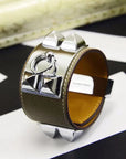 HM Collier De Chien 4cm Silver Bracelet