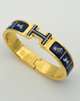 H BRACELET BLUE CERAMIC