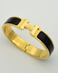 H BLACK BRACELET