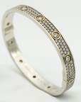 LOVE BRACELET 6.1MM DIAMOND-PAVED 10 BIG DIAMONDS
