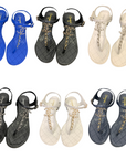 CC 25 Thong Sandal Double C Leather