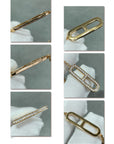 HM 18K ROSE GOLD DIAMOND PM EVER CHAINE D'ANCRE BRACELET ST