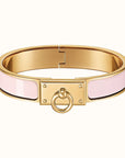 H RING LOCK BRACELET 12MM LIGHT PINK