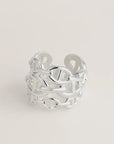 CHAINE DANCRE LARGE SILVER RING