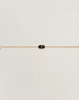 CHAINE VERSO BLACK CERAMIC SILVER BRACELET